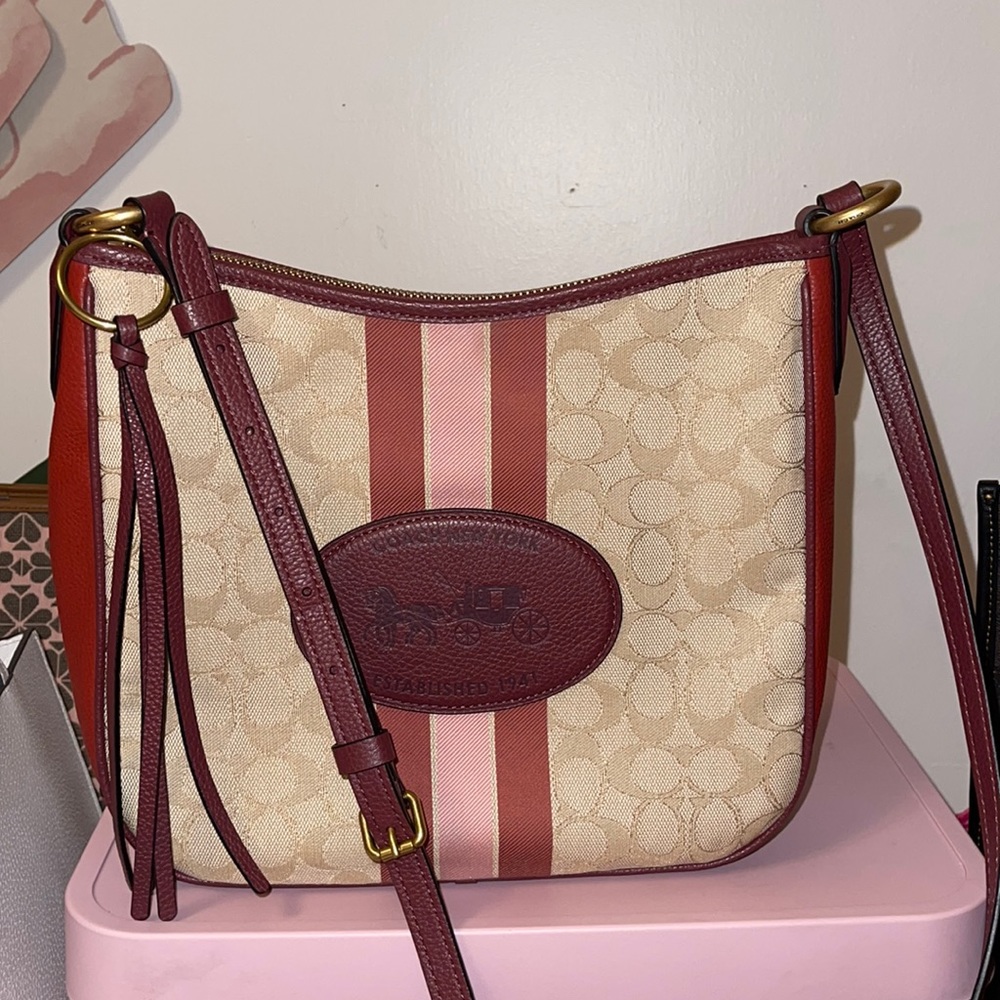 coach crossbody Jacquard